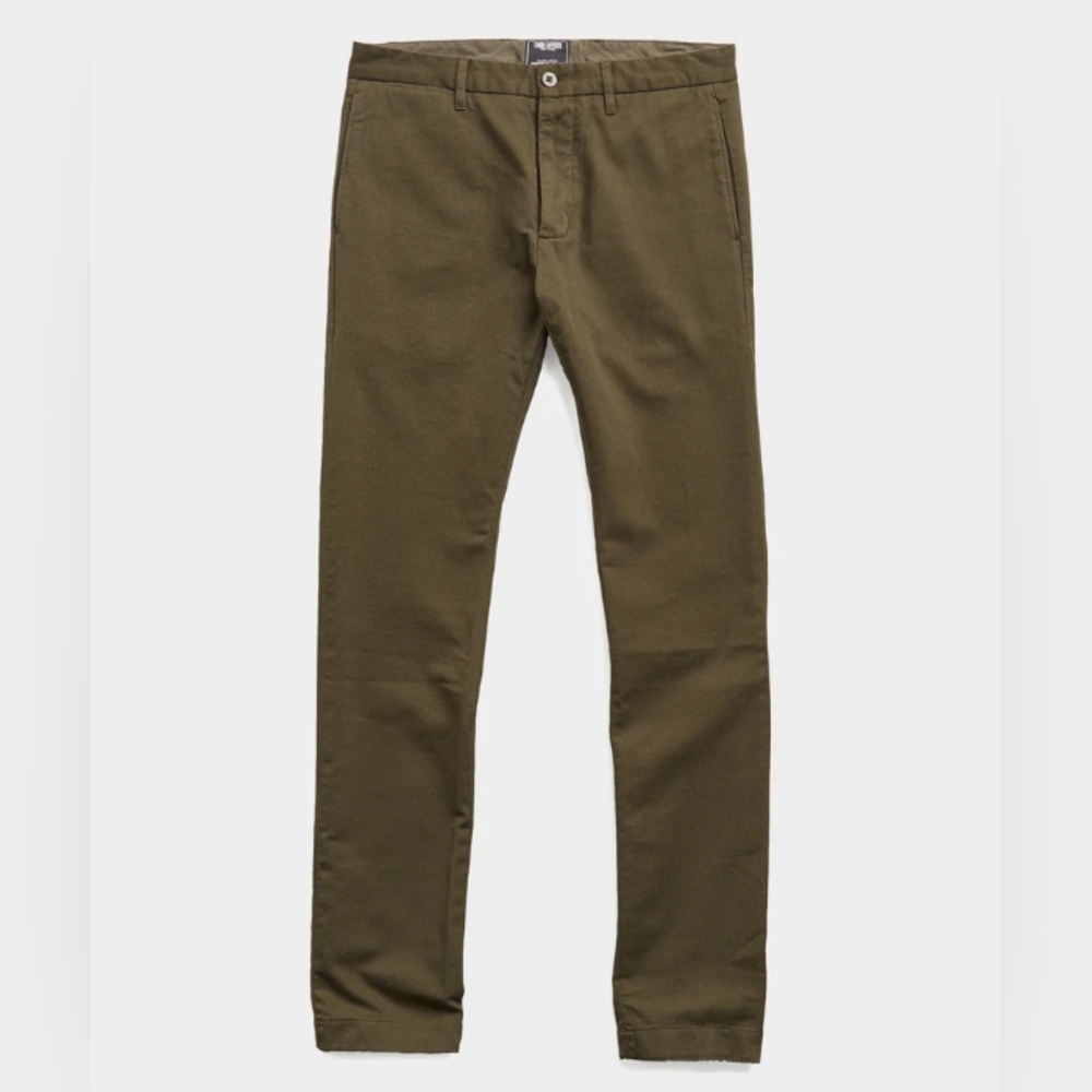 Japanese Selvedge Chino in Peat